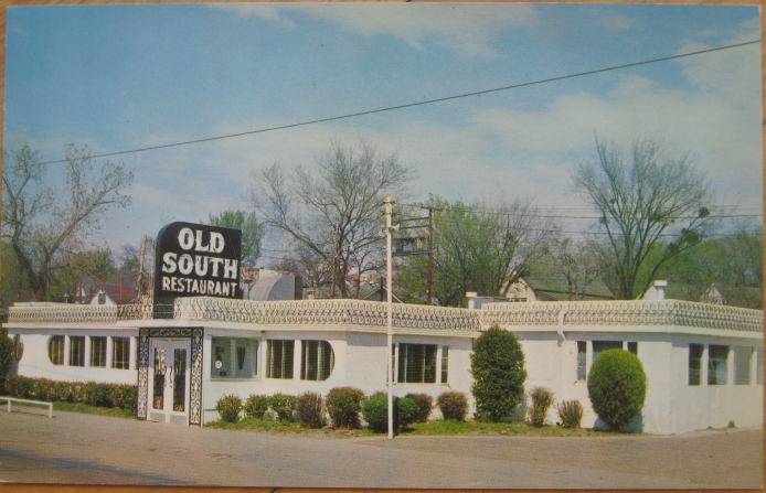 1960 Chrome Old South Restaurant  Fort Smith, Arkansas  